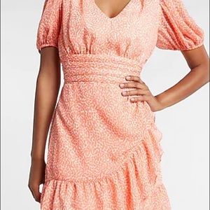 Ruffle mini dress EXPRESS NWT